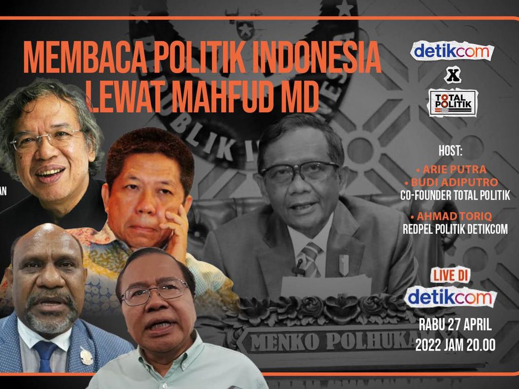 Live! Adu Perspektif: Membaca Politik Indonesia Lewat Mahfud MD Live! Adu Perspektif: Membaca Politik Indonesia Lewat Mahfud MD