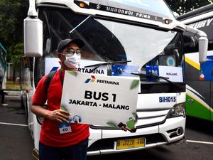 Pertamina Sediakan 40 Bus-Layanan Kesehatan untuk Mudik Bersama BUMN