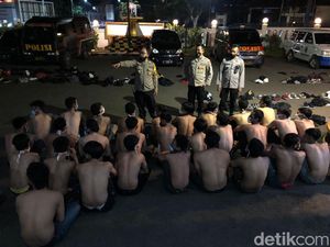 127 Anggota Geng Motor di Sukabumi Diamankan Polisi, 40 Positif Narkotika