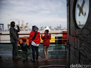 Pemudik dari Pelabuhan Priok 5.638 Orang, Turun 72% Dibanding pada 2019