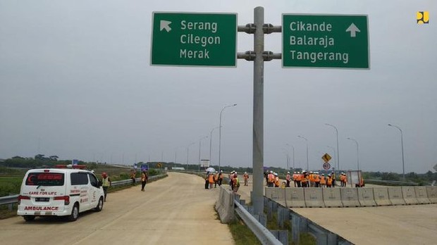 Tol Balaraja Banten/Foto : cnbcindonesia.com/CNBC Indonesia
