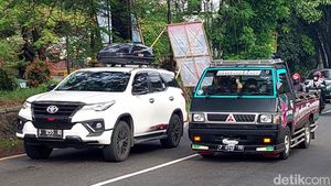 H-4 Lebaran, Arus Mudik di Jalur Nagreg Terpantau Padat Pagi Ini