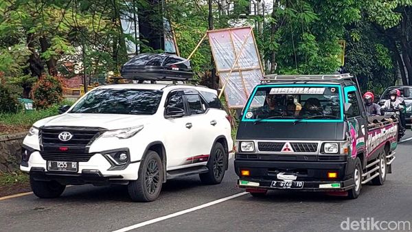 H-4 Lebaran, Arus Mudik di Jalur Nagreg Terpantau Padat Pagi Ini