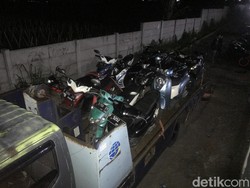 61 Kendaraan Milik Geng Motor Sukabumi Disita Polisi 1 Bulan