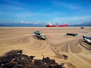 Duh, Pantai Amahami kok Cokelat, Bau, dan Ikan-ikan Mengambang?