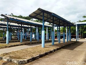 Masuk Puncak Arus Mudik, Terminal Kadu Banen Pandeglang Sepi