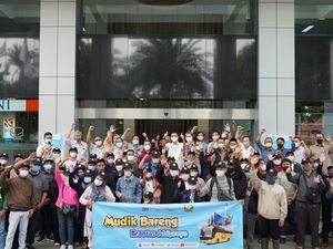 Brantas Abipraya Gelar Mudik Bareng Pegawai Tujuan Jateng & Jatim