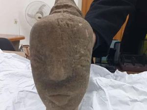 Patung yang Ditemukan Petani Palestina Itu Usianya 4.500 Tahun