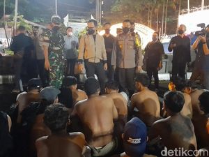 Konvoi Geng Motor di Bogor Bikin Resah, 70 Orang Diamankan Polisi
