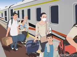 6.000 Orang Berangkat Mudik Bareng BUMN Naik Kereta