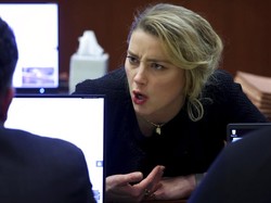 Ekspresi Wajah Amber Heard di Persidangan Banjir Hujatan, Disebut Psikopat
