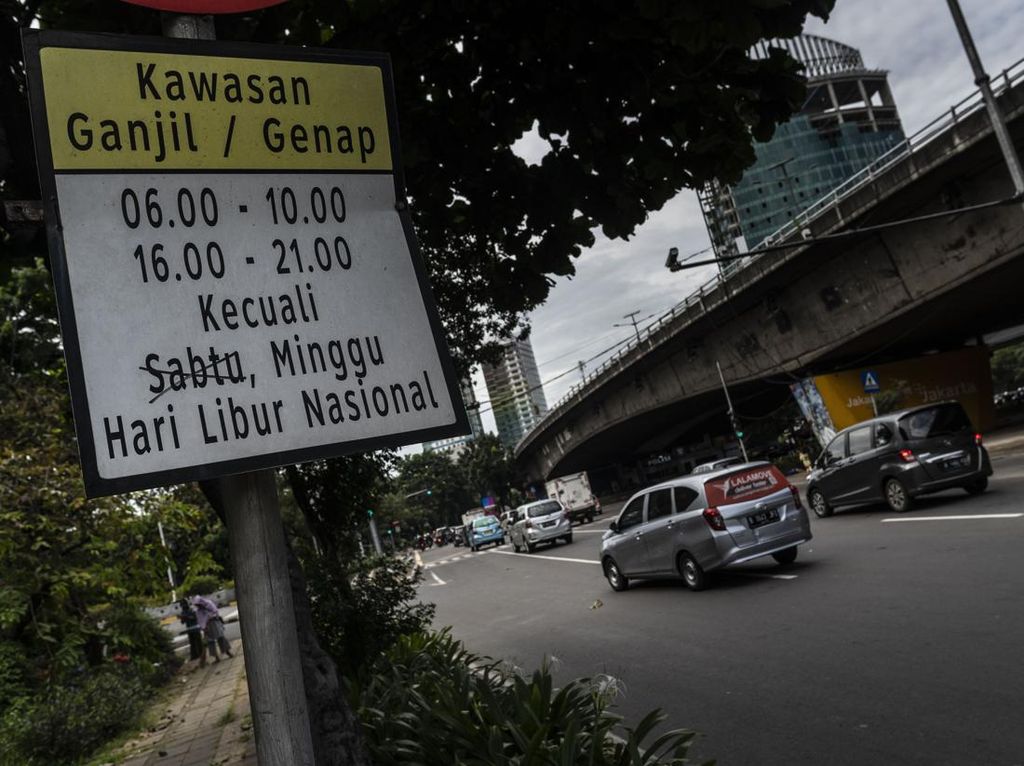 Libur Lebaran Selesai, Polisi Bakal Terapkan Ganjil Genap Besok di Jakarta
