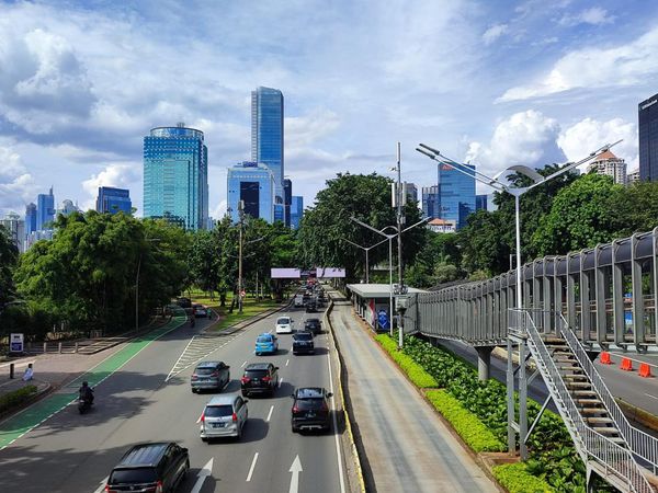 Potret Jalanan Jakarta yang Mulai Sepi Jelang Lebaran