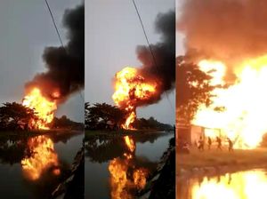 2 Rumah-POM Mini di Grobogan Kebakaran, Sempat Terdengar Ledakan