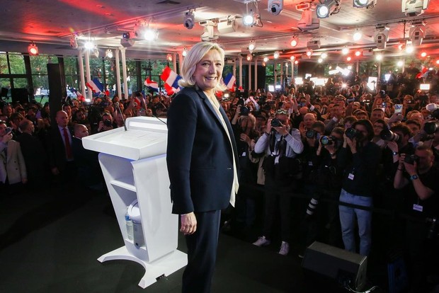 Kiprah politik Marine Le Pen dimulai sejak ia bergabung dengan partai Front Nasional