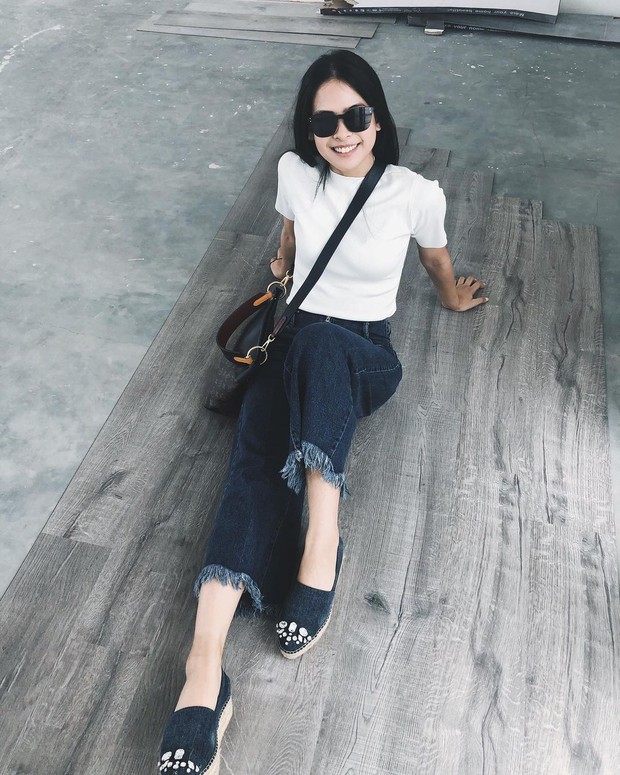 Maudy Ayunda mengenakan casual style/Foto: Instagram.com/maudyayunda/