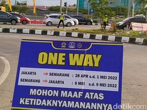 One Way-Contraflow Arus Balik Lebaran Dimulai Besok, Ini Tahapannya One Way-Contraflow Arus Balik Lebaran Dimulai Besok, Ini Tahapannya