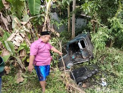 Bayi Penumpang Mobil Terguling di Jalur Pansela Meninggal
