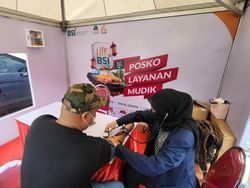 Posko Layanan Mudik BSI, Bisa Cek Kesehatan Gratis hingga Bayar Zakat