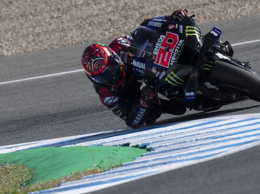 Quartararo Tercepat di Latihan Bebas Kedua MotoGP Spanyol, Marquez Crash