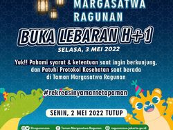 Catat! Taman Margasatwa Ragunan Tutup Saat Lebaran, Buka Lagi H+1