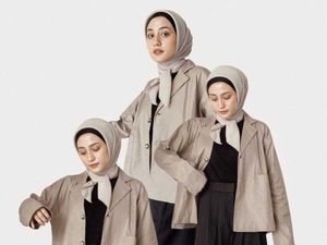 5 Tutorial Hijab Segi Empat Instan ala Helmi Nursifah Cocok untuk Lebaran