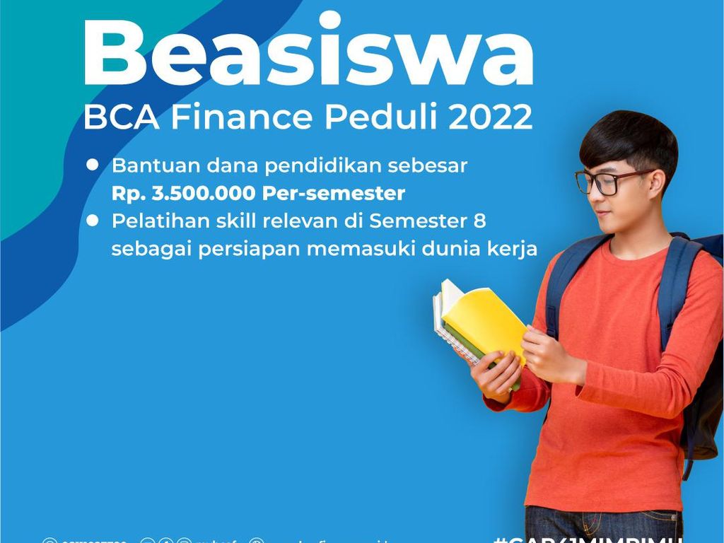 Beasiswa Kuliah untuk Mahasiswa S1 dan D4, Dapat Rp 3,5 Juta Per Semester Beasiswa Kuliah untuk Mahasiswa S1 dan D4, Dapat Rp 3,5 Juta Per Semester