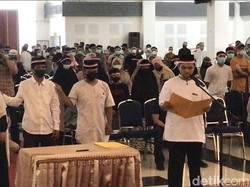 Sadar! 518 Eks NII di Tanah Datar Ucapkan Sumpah Setia ke NKRI