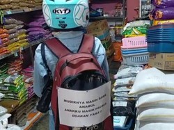 Pemotor Ini Mudik dari Tangerang ke Lebak Sambil Bawa Kucing