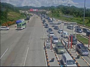 Puncak Arus Mudik, Kendaraan Masuk Tol Trans Sumatera Melonjak Tajam