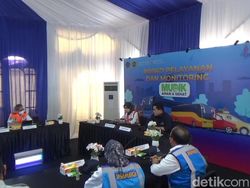 Kunjungi Pos Cikopo, Erick Thohir Apresiasi Petugas Amankan Mudik Lebaran