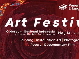 Hari Jadi Ke-70, Penerbit Erlangga Adakan Art Festival