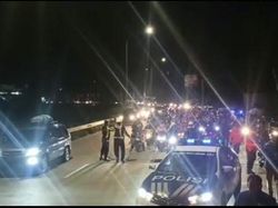 Polda Kawal Pemudik Bermotor Asal Jawa Sejak Pelabuhan Bakauheni