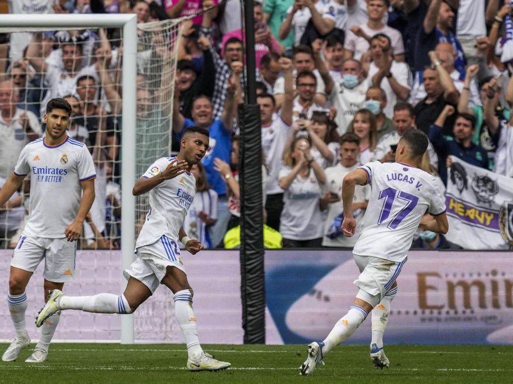 Real Madrid Vs Espanyol; Los Blancos Menang 4-0, lalu Juara LaLiga