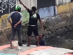 Panik Dikejar Warga, Maling Naik Mercy Sempat Nyebur ke Kali di Jakut