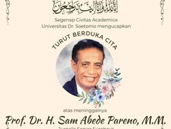 Tokoh Jurnalistik-Guru Besar Unitomo Surabaya Prof Sam Abede Pareno Wafat