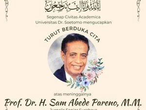 Tokoh Jurnalistik-Guru Besar Unitomo Surabaya Prof Sam Abede Pareno Wafat Tokoh Jurnalistik-Guru Besar Unitomo Surabaya Prof Sam Abede Pareno Wafat
