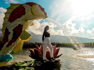 Ada Merlion di Ulun Danu Beratan, Yuk Liburan! Ada Merlion di Ulun Danu Beratan, Yuk Liburan!