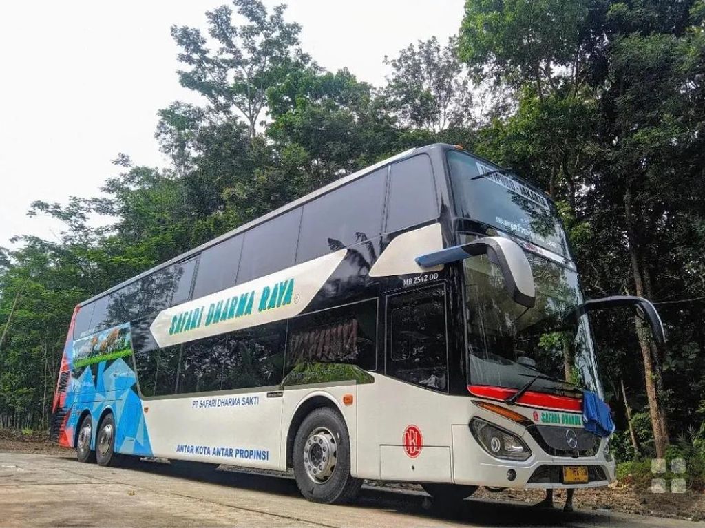 PO Safari Dharma Raya Punya Double Decker Baru, Kental Nuansa Bus Eropa