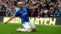 Richarlison sempat bersinar bersama Everton. Dirinya sempat tembus dua digit gol di tiga musim (Getty Images)