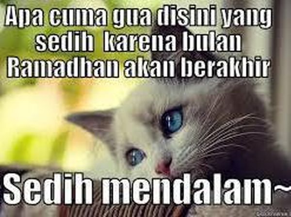 Ramadan Berakhir, Ini Kumpulan Meme yang  Bikin Sedih dan Haru