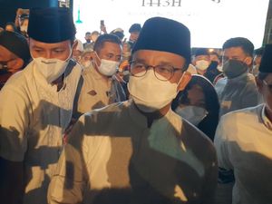 Anies Hadiri Festival Tabuh Bedug Malam Takbiran di JIS Anies Hadiri Festival Tabuh Bedug Malam Takbiran di JIS