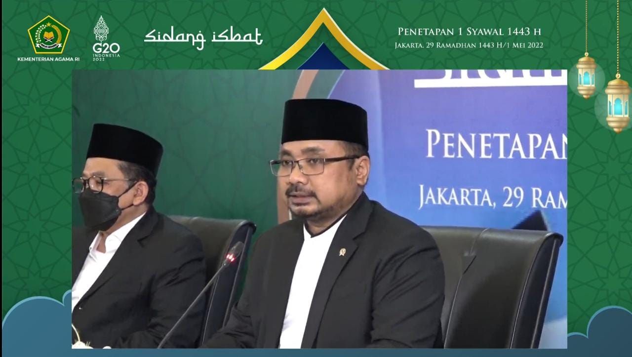 Hasil Sidang Isbat Lebaran 2022