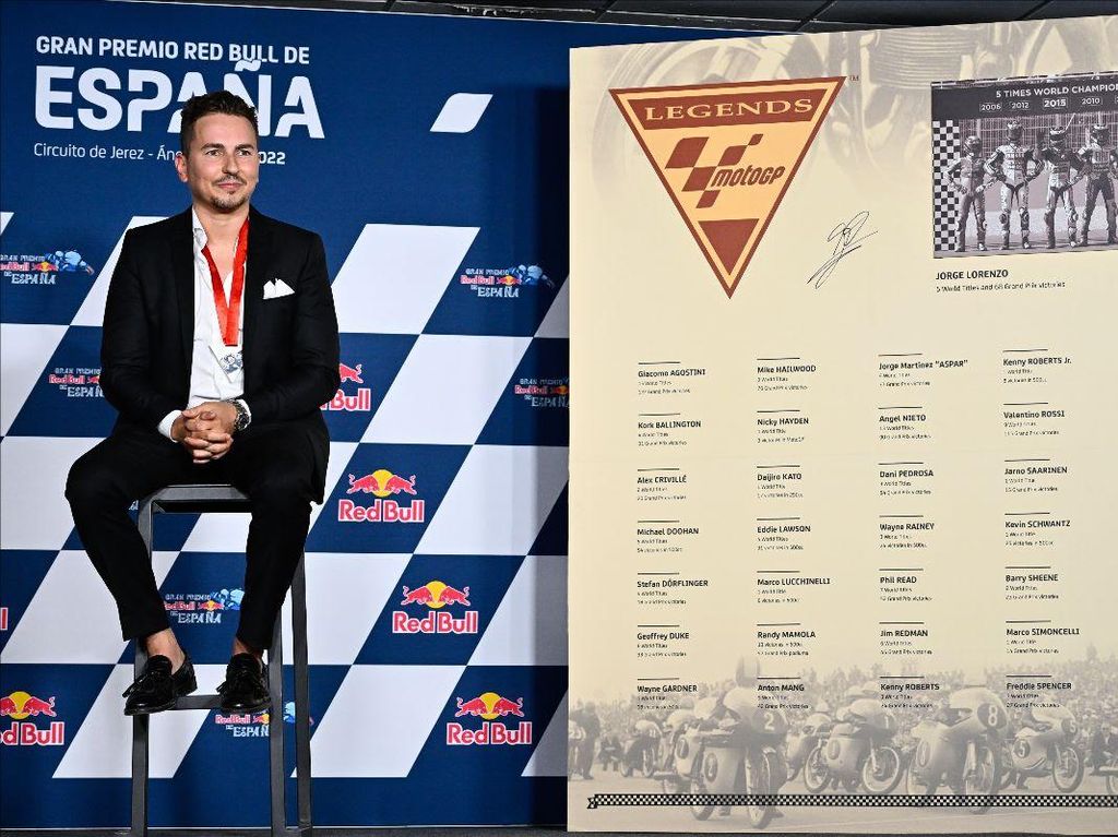 Jorge Lorenzo Resmi Jadi Legenda MotoGP, Ini Rekornya