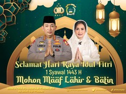 Kapolri: Selamat Idul Fitri 1443 H, Pererat Persaudaraan Perkokoh Kebersamaan