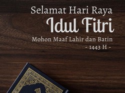 15 Kartu Ucapan Lebaran 2022 untuk Rayakan Idul Fitri, Penuh Doa dan Makna