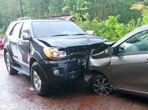 Mobil Kakanwil Kemenag Sultra Kecelakaan Saat Perjalanan Pantau Hilal