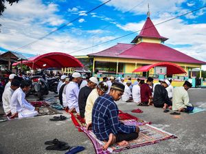 Potret Warga Negeri Hila di Maluku Rayakan Idul Fitri 1443 H Hari Ini