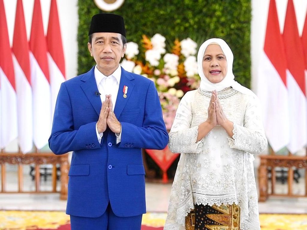 Jokowi Saat Lebaran: Kita Masih Perang Lawan Pandemi, Semua Berharap Menang
