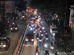 H-1 Idul Fitri, Jalur Mudik Kota Cimahi Masih Dipadati Pemudik